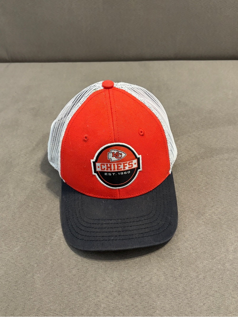 NFL Kids Kansas City Chiefs Red White and black hat